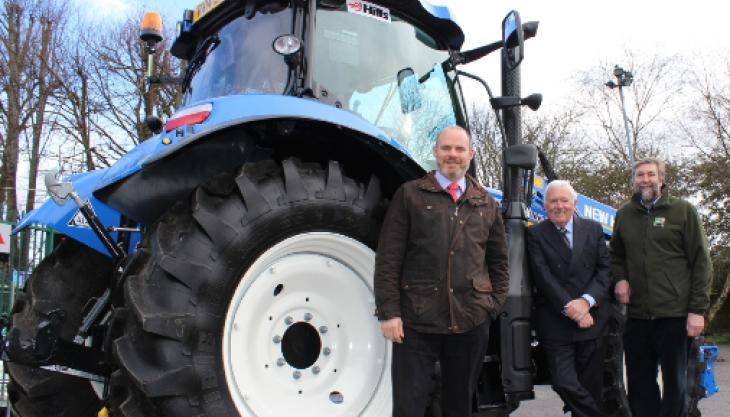 Hills Group fund new tractor for Wiltshire Wildlife Trust