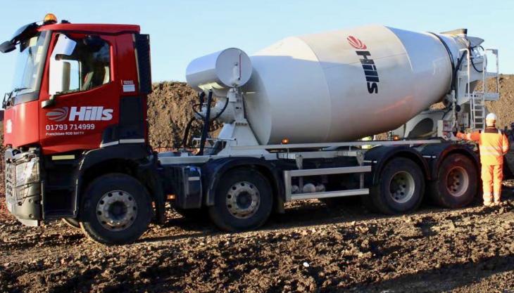 Hills Quarry Products have reached the milestone of supplying 1.5 million cubic metres of ready-mixed concrete to customers across central and southern England Hills Quarry Products milestone