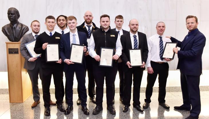History repeated – nine apprentices welcomed to JCB by George Bamford JCB apprentices
