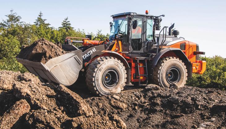 The new Stage V-compliant Hitachi ZW220-7 wheel loader Hitachi ZW220-7 wheel loader