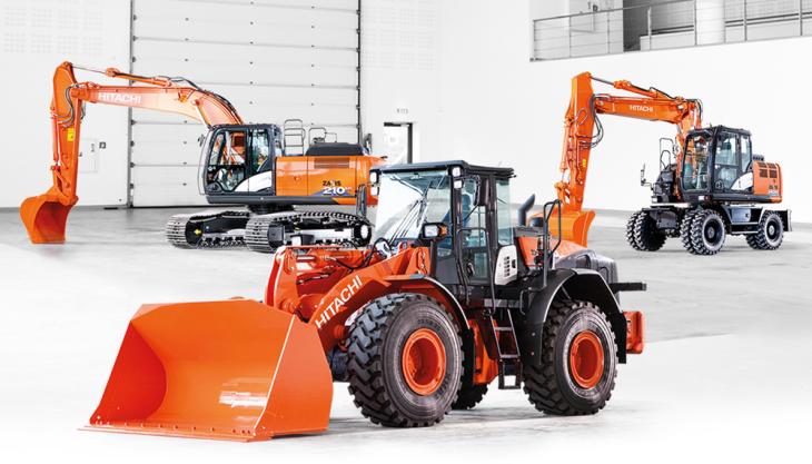 Hitachi dash-6 range of excavators and wheel loaders Hitachi dash-6 range