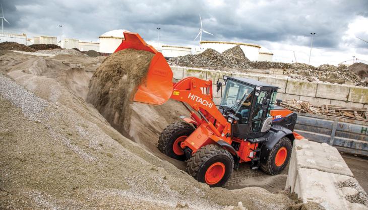 The new Hitachi ZW150-6 wheel loader Hitachi ZW150-6 wheel loader