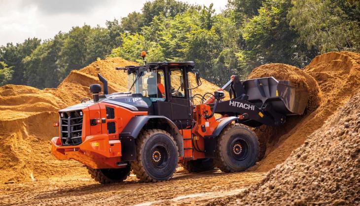 The new Hitachi ZW180-7 wheel loader Hitachi ZW180-7 wheel loader