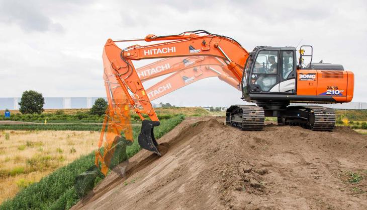 The new Hitachi ZX210X-6 excavator Hitachi ZX210X-6 excavator