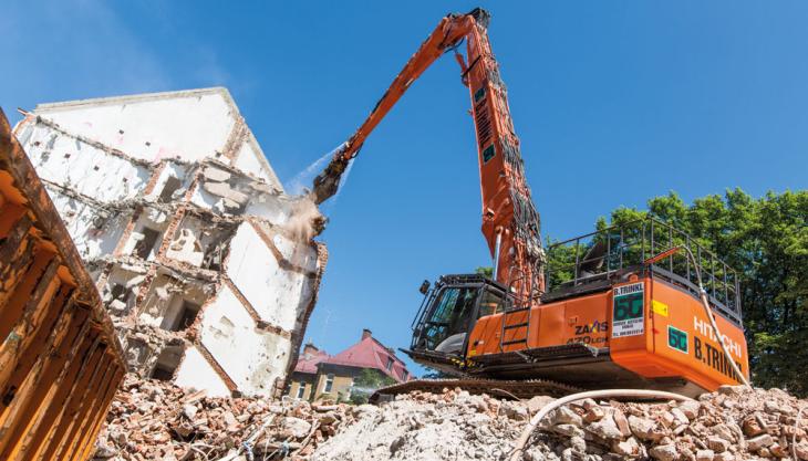 Hitachi ZX470LCH-5 demolition excavator