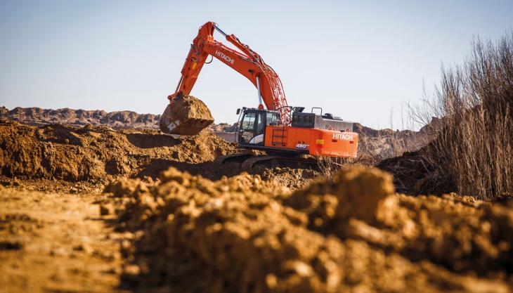 Hitachi ZX490LCH-6 excavator