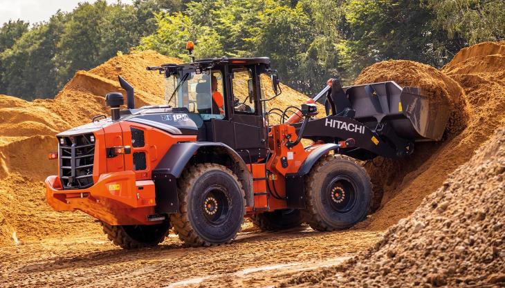 The new Hitachi ZW180-7 wheel loader Hitachi ZW180-7 wheel loader