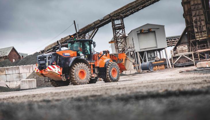 One of MJ Hickey's Hitachi ZW310-6 wheel loaders purchased with a buy-back option from Hitachi Hitachi ZW310-6 wheel loader