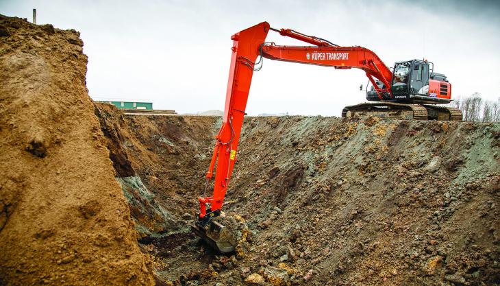 Hitachi ZX300LC-6 super long reach excavator