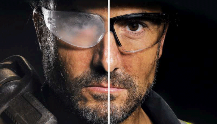 HydroShield lens coating delivers longer fog-free protection HydroShield