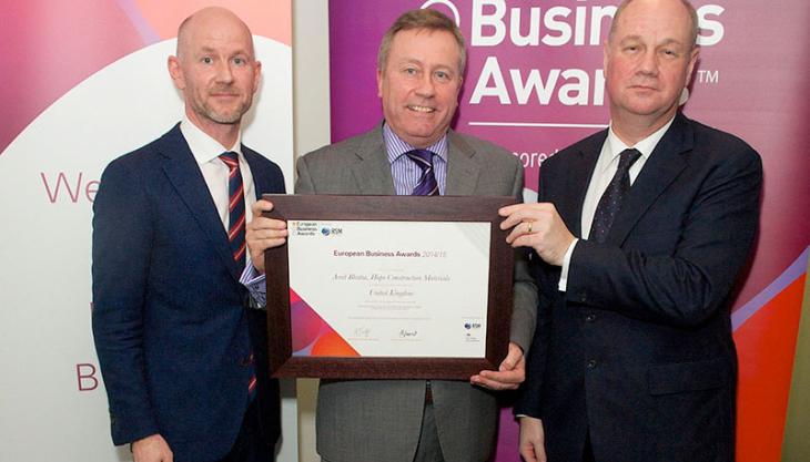 Hope Construction Materials win European Business Award Hope Construction Materials win European Business Award