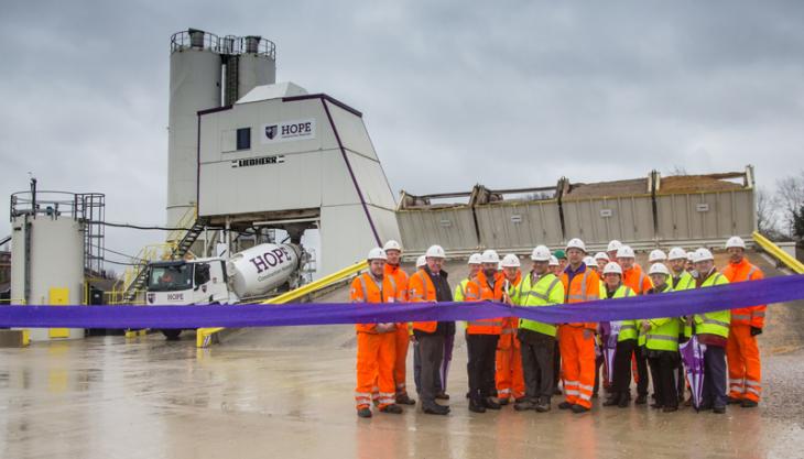 Hope Construction Materials open Theale depot Theale depot opening