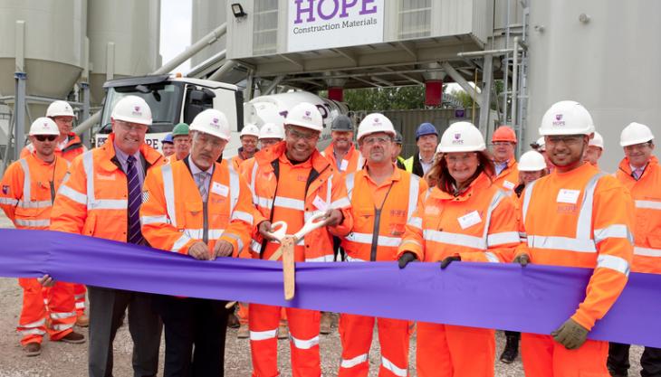 Hope open railhead and concrete plant in Walsall Hope open railhead and concrete plant