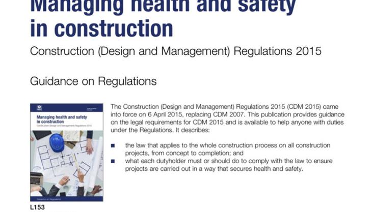 CDM Regulations 2015 CDM Regulations 2015