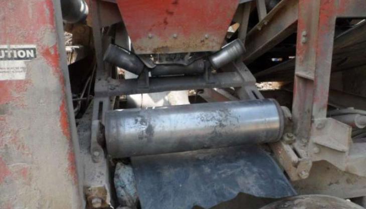 The conveyor where Mr Mathieson was injured The conveyor where Mr Mathieson was injured