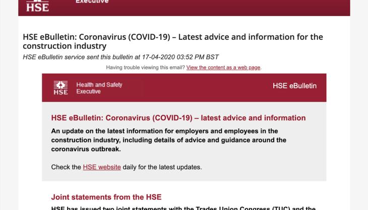 HSE e-bulletin HSE e-bulletin