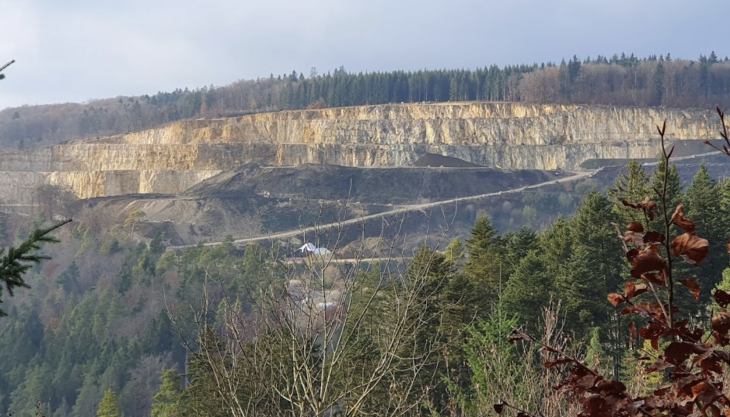 Heinrich Teufel's limestone quarry