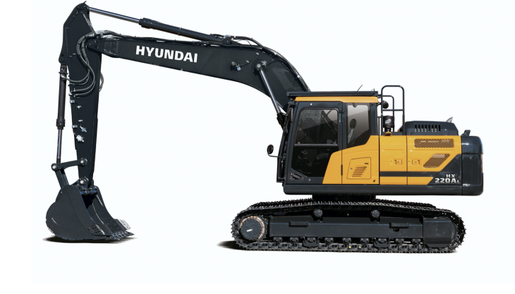 The new Hyundai HX220AL crawler excavator Hyundai HX220AL excavator