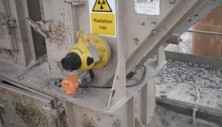 Hycontrol microwave blocked chute detection system Hycontrol microwave blocked chute detection system