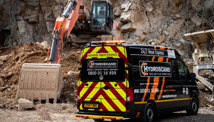 Hydroscand mobile hose-repair service van Hydroscand mobile hose-repair service van