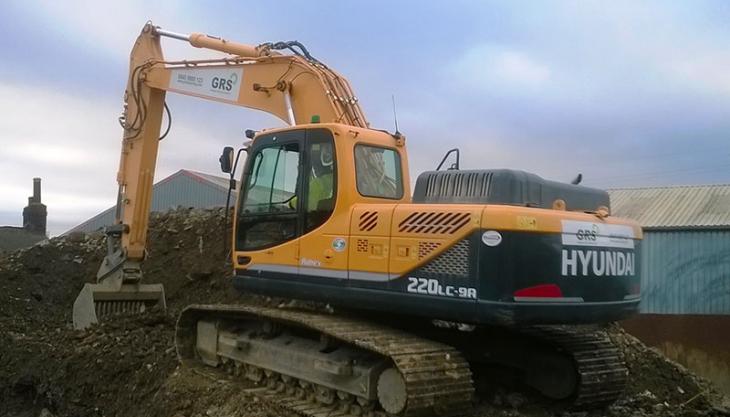 Hyundai R220LC-9A excavator