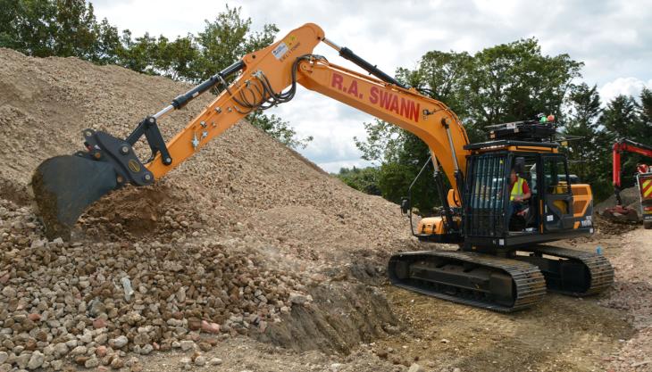 Hyundai HX160L crawler excavator