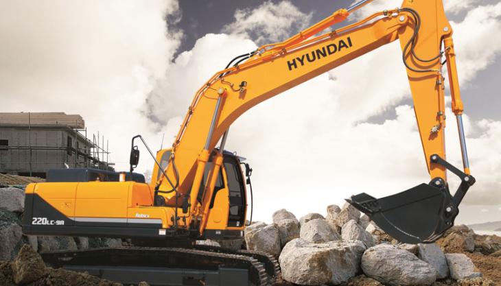 Hyundai R220LC-9A excavator