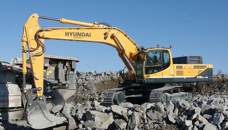 Hyundai R430LC-9A crawler excavator