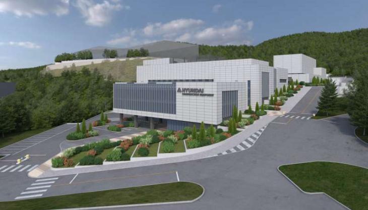 Artist's impression of Hyundai Construction Equipment's new reliability assessment centre Hyundai reliability assessment center