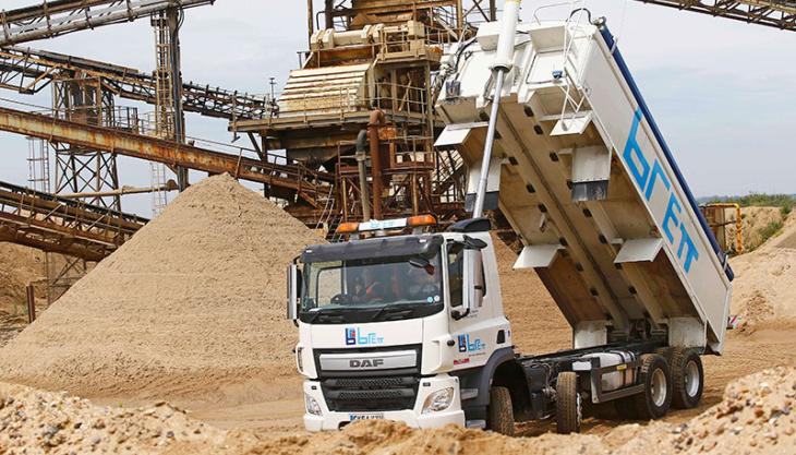 Hyva FCA129 tipping cylinder for Brett Aggregates Hyva FCA129 tipping cylinder
