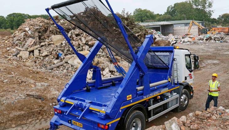 Britaniacrest Recycling purchase two fully remote-controlled Hyva skiploaders Hyva skiploader