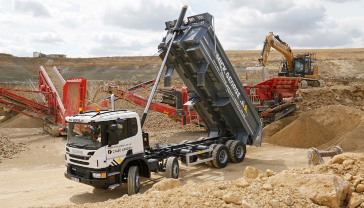 Mick George chooses Hyva to be its preferred supplier of tippers, skiploaders and hookloaders Hyva tipping gear