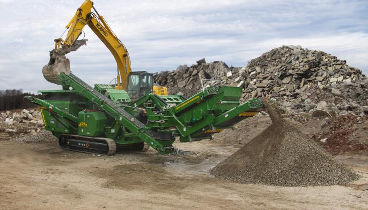 McCloskey I34R compact mobile impact crusher McCloskey I34R compact impact crusher