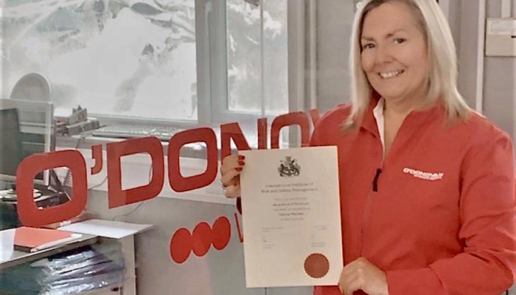 Jacqueline O’Donovan, managing director of O’Donovan Waste, has been made a Fellow of the IIRSM Jacqueline O'Donovan
