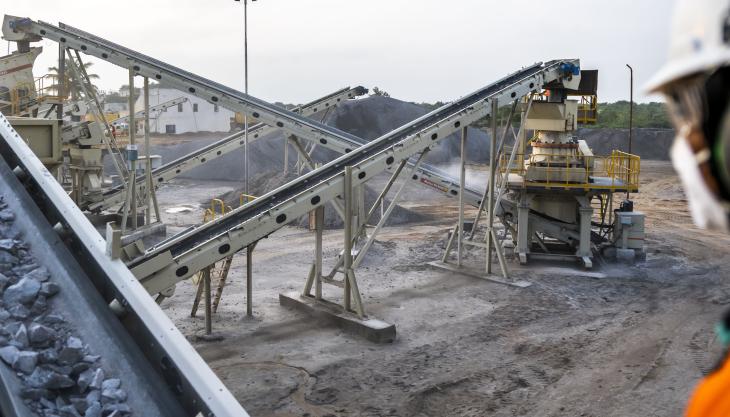 Metso Outotec processing plant at a quarry in India Metso processing plant