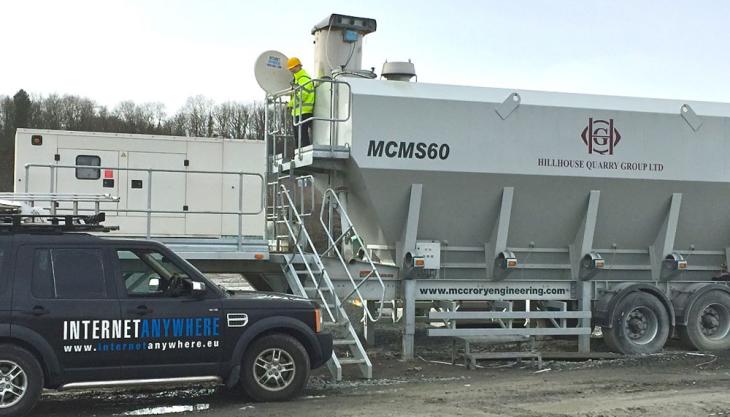 Hillhouse Quarry Group opt for Internet Anywhere Internet Anywhere