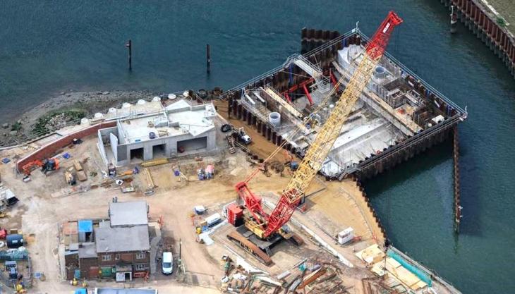 Hanson's Regen GGBS cement replacement is providing the strength behind new flood-defence scheme Ipswich Tidal Barrier