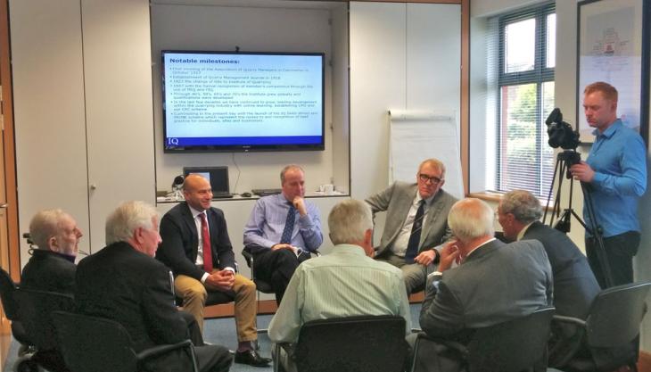 Gathering of Institute of Quarrying former presidents IQ Past Presidents