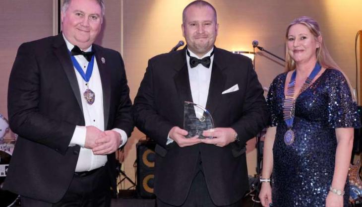 Chepstow Plant International receiving their regional award for Project Fusion at a ceremony last year IQ Excellence Awards