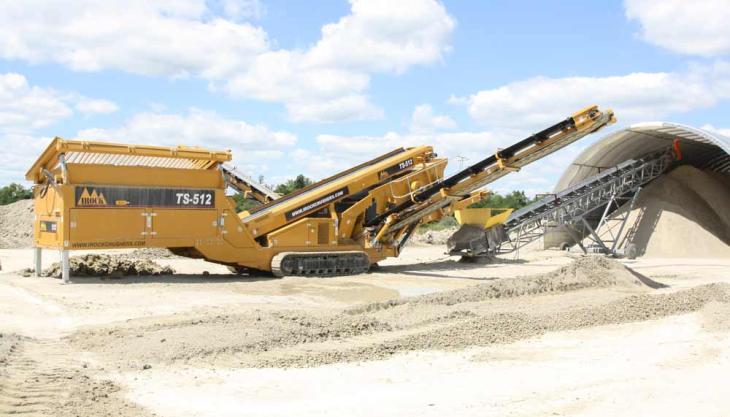 IROCK TS-512 tracked screening plant