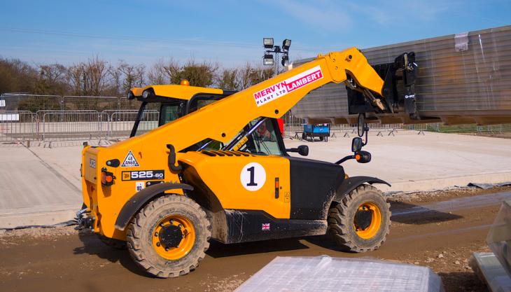Forty new JCB Loadalls for Mervyn Lambert JCB Loadall