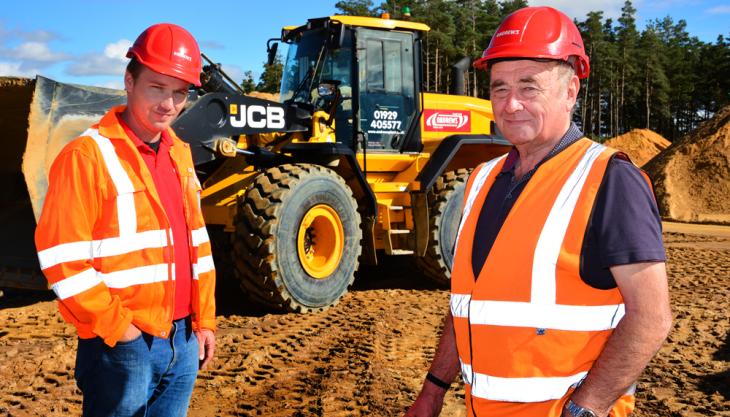 New JCB loader for Andrews Plant Hire Andrews Plant Hire