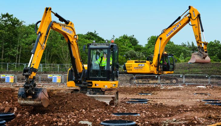 Ashcroft Construction invest in JCB equipment JCB machines for Ashcroft Construction