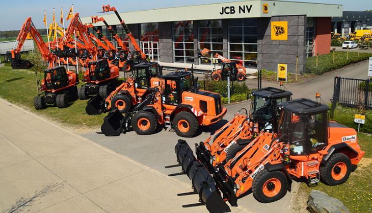 JCB machines for Boels Rental