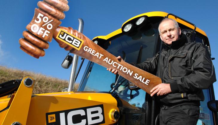 JCB auction customers to get discount