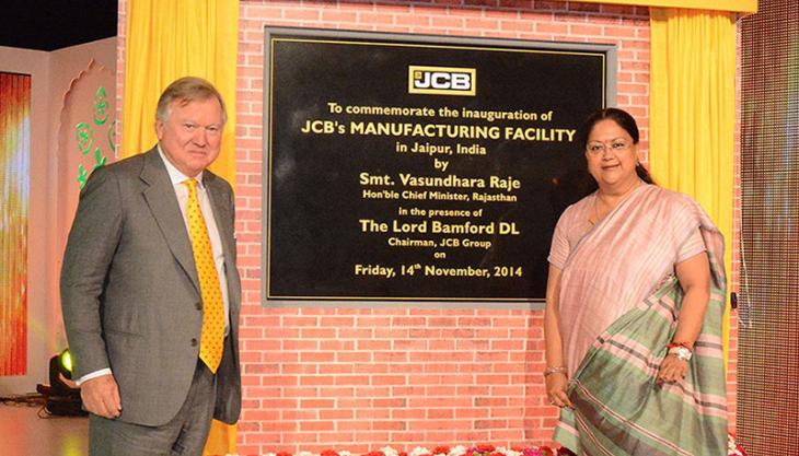 JCB's factory in Jaipur