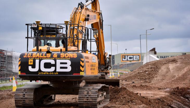 JCB JS220 excavator