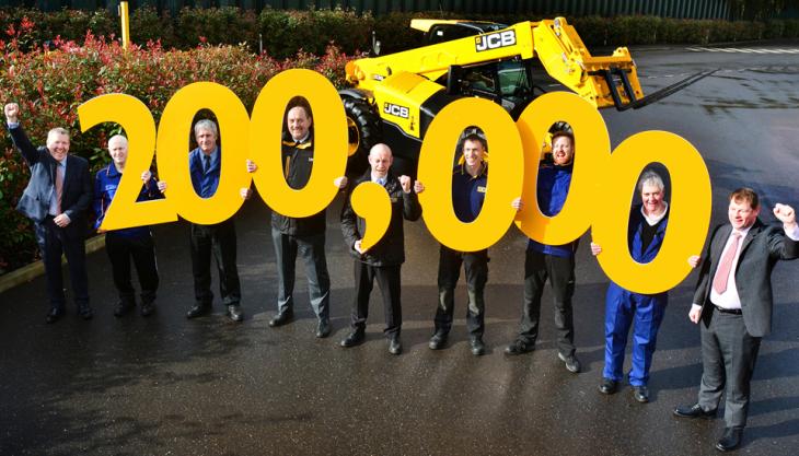 JCB produce 200,000th Loadall telehandler JCB Loadall telehandler