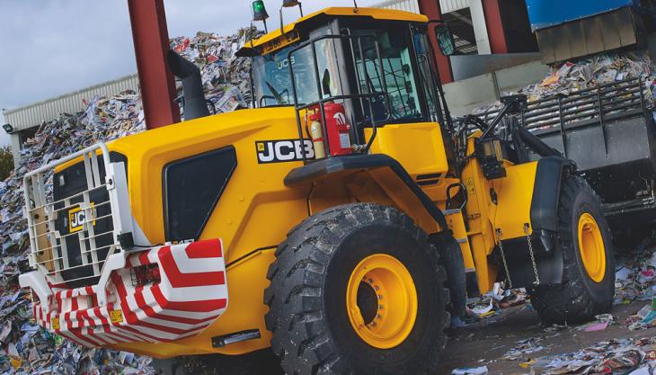 Ridgway Rental strengthen machinery fleet with new waste handlers including JCB 457 wheel loader JCB 457 wheel loader