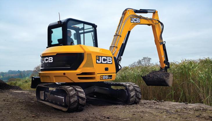 JCB 86C-1 midi excavator